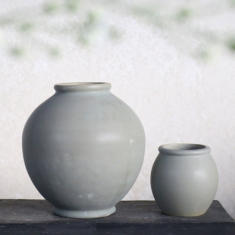 Cắm Hoa Tươi | Mờ | 3586 Bình Hoa Bốn Mùa 35x35x35 M15