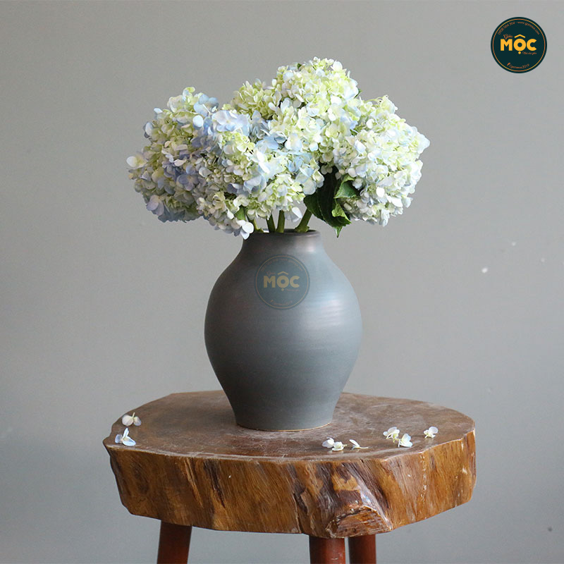 Cắm Hoa Tươi | Mờ | 3712 Bình Vuốt Tay 18x18x23 M9