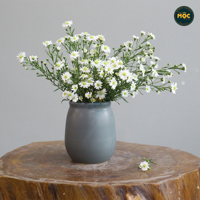 Cắm Hoa Tươi | Mờ | 3740 Bình Vuốt Tay 11x11x12 M9