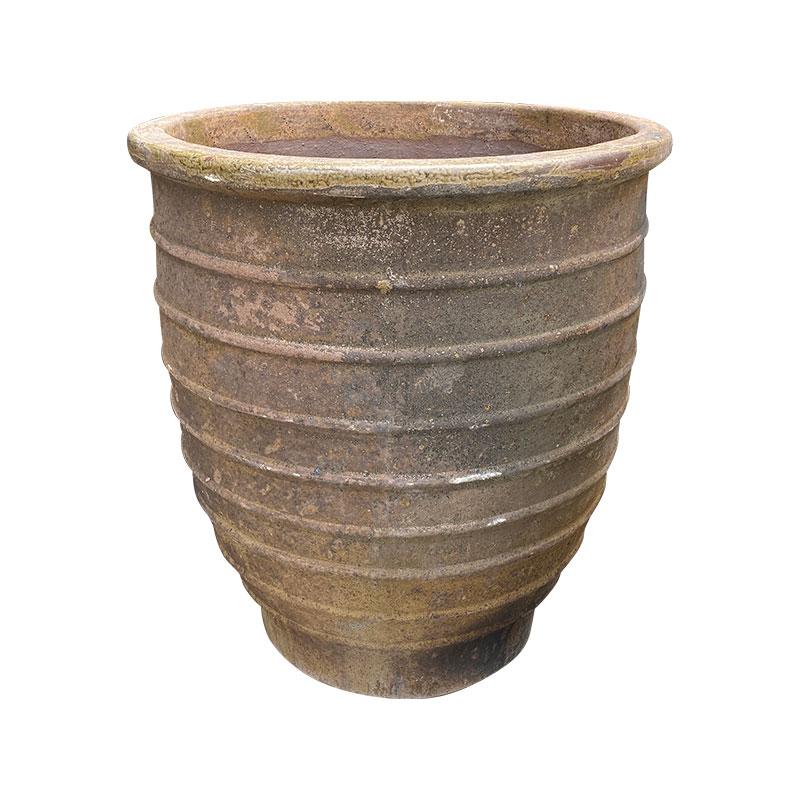 4054 Men Mỹ Thuật Chậu Tulip Sọc Ngang 80x80x87